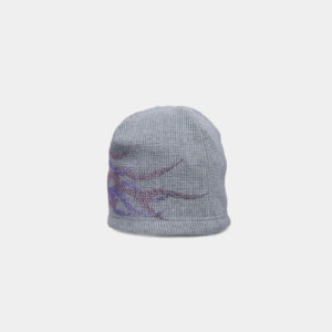 Grey Flame Beanie Pink