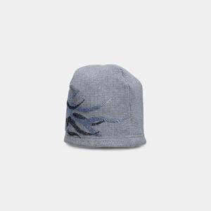 Grey Flame Beanie Blue